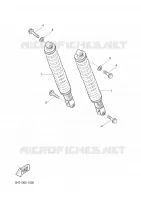 AMORTIGUADOR TRASERO para Yamaha XQ150 2001