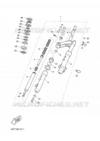 HORQUILLA para Yamaha XQ150 2001