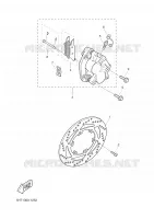 PINZA FRENO DELANTERA para Yamaha XQ150 2001