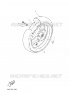 RUEDA TRASERA para Yamaha XQ150 2001