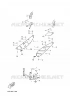 CABALLETE / ESTRIBERA para Yamaha XQ150 2001