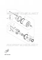 MOTOR ARRANQUE para Yamaha XQ150 2001