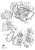 TAPA   MOTOR 1 para Yamaha XT500E 1990
