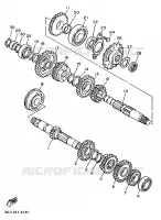 TRANSMISIÓN para Yamaha XT500E 1990