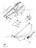 TAPA   DEPOSITO DE ACEITE para Yamaha XT500E 1990