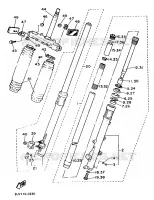 HORQUILLA para Yamaha XT500E 1990