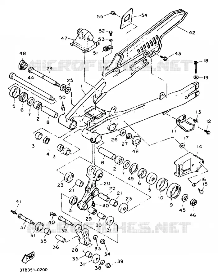 BRAZO DE OSCILACION Yamaha MOTO 600 1990 XTE  XT600E