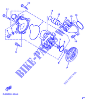 BOMBA DE AGUA / MANGUERAS para Yamaha XTZ750H (51KW) 1993