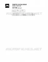 CATALOGUE DEL PREFACIO para Yamaha XV1100 1997