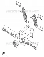 BASCULANTE / AMORTIGUADOR para Yamaha XV1100 1997