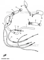 MANILLAR / CABLE para Yamaha XV1100 1997