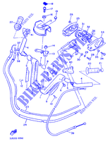 MANILLAR / CABLE para Yamaha XVZ13TD 1989