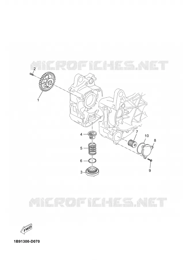 BOMBA DE OLIO Yamaha SCOOTER 125 2007 XMAX  YP125R