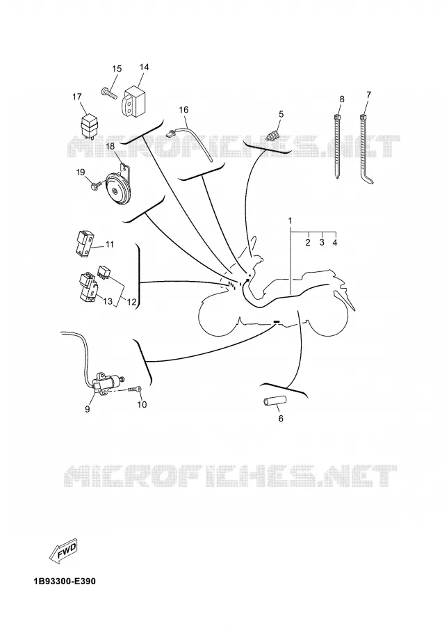 ELECTRICA 2 Yamaha SCOOTER 125 2008 XMAX  YP125R X-MAX 125
